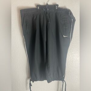 Nike Black and White Athletic Capris